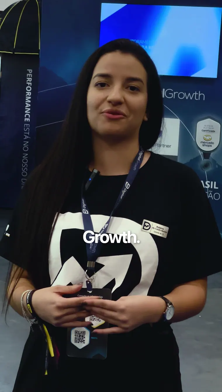 Estande da Digital Growth em evento do setor